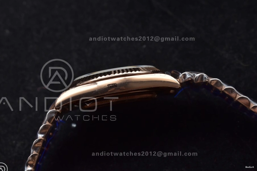 AllSeason on DayDate RG QF Edition Steel 40 V4 Slate 904L Dial Ombre 711 A2836 Best President Weight) (Gain Bracelet 0716